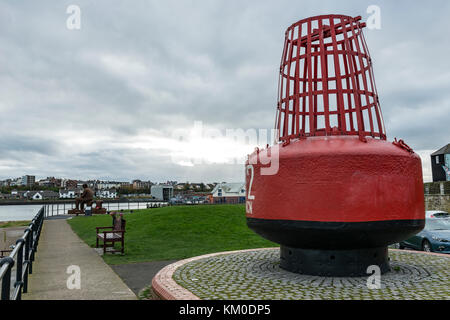 Fidd;ers Green zu Ehren der Fischer, North Shields, Tyne und Wear, England Stockfoto