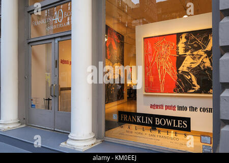 Franklin Bowles Galerien, SoHo, New York City, USA Stockfoto