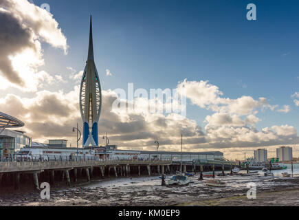 Gun Wharf Quays, Portsmouth, Hampshire, England, UK, Vereinigtes Königreich 2017 Stockfoto