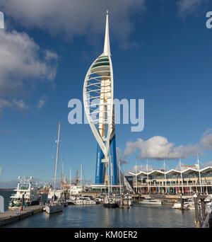 Gun Wharf Quays, Portsmouth, Hampshire, England, UK, Vereinigtes Königreich 2017 Stockfoto