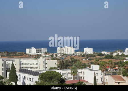 Das Meer der Resort City von Höhe Stockfoto