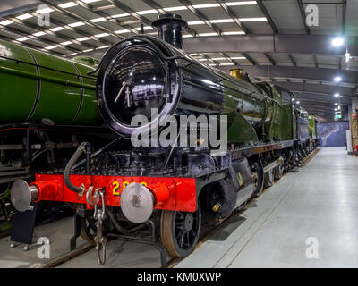 Great Western Railway. 2818 schwere Dampflokomotive gebaut 1905 im Museum in Shildon durham Großbritannien Stockfoto