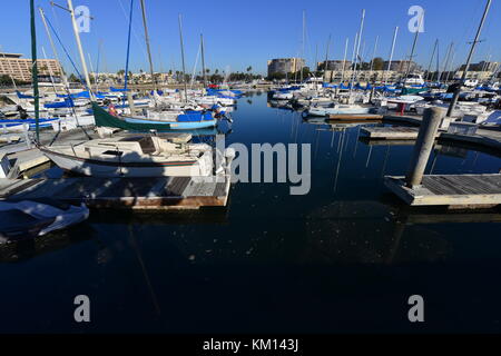 Marina del Rey in Los Angeles Stockfoto