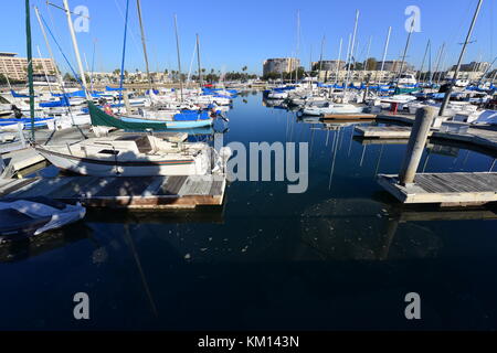 Marina del Rey in Los Angeles Stockfoto