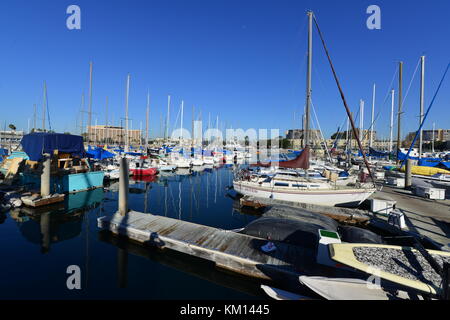 Marina del Rey in Los Angeles Stockfoto