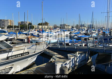 Marina del Rey in Los Angeles Stockfoto