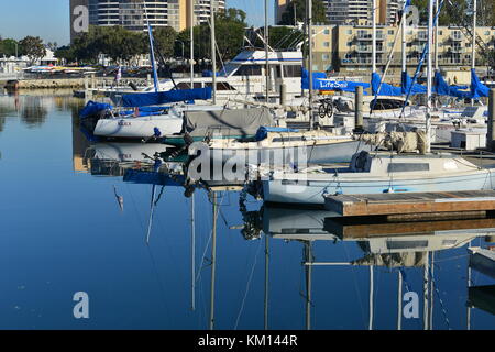 Marina del Rey in Los Angeles Stockfoto