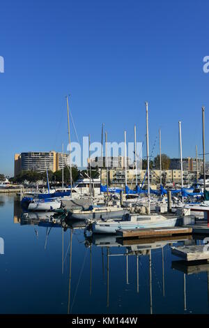 Marina del Rey in Los Angeles Stockfoto