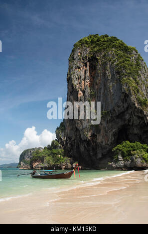 Ao Phra Nang Beach im Railay Bay, Thailand auf der Andaman See Stockfoto
