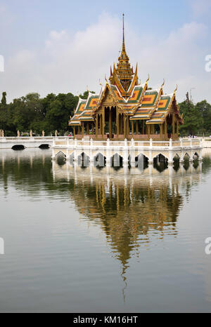 Aisawan Dhiphya-Asana Pavillon auf der Bang Pa-In Royal Palace, Thailand Stockfoto