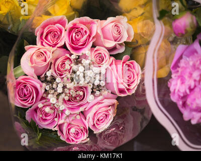 Blumensträuße Rosen Stockfoto