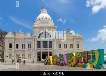 Rio Branco Palace - Salvador de Bahia - Brasilien Stockfoto