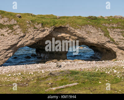 Bögen, die Bögen Provincial Park, Highway 430, Neufundland, Kanada. Stockfoto