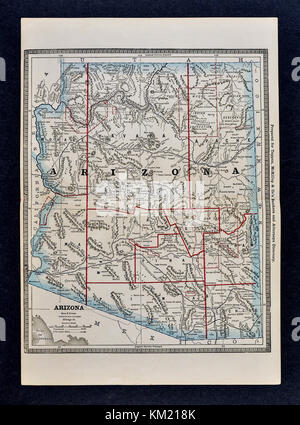 George Cram Antique Map von 1866 Atlas for Attorneys and Bankers: United States Stockfoto