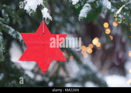 Weihnachtsbaum ornament Stockfoto