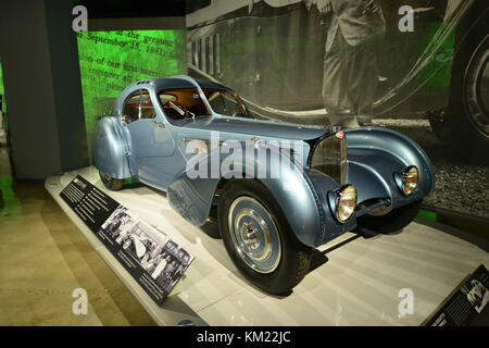 Ein Bugatti classic car Stockfoto