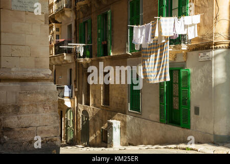 Morgen in Valletta, Malta. Stockfoto