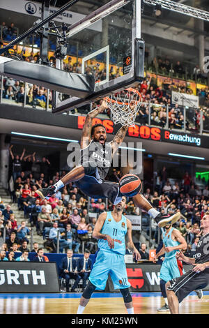 Deutschland, Nürnberg, Arena Nürnberger Versicherung, 15.11.2017, Basketball - EuroLeague - Brose Bamberg vs. FC Barcelona Lassa - Bild: v. lk. Bryce Stockfoto