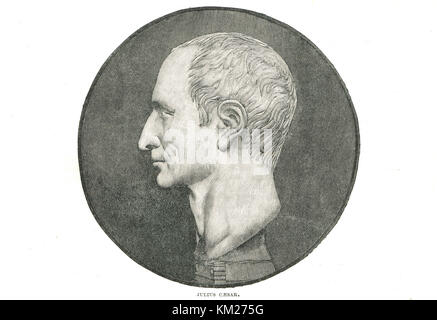 Julius Cäsar, römischer General und Diktator Stockfoto
