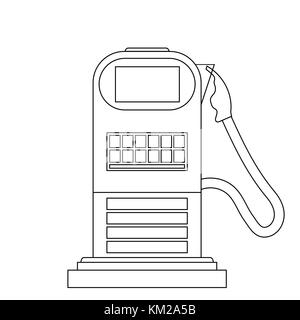 Tankstelle-Symbol Stock Vektor