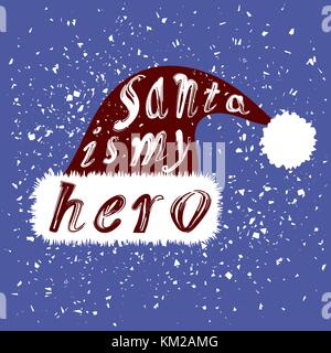Hut von Santa Symbol Stock Vektor