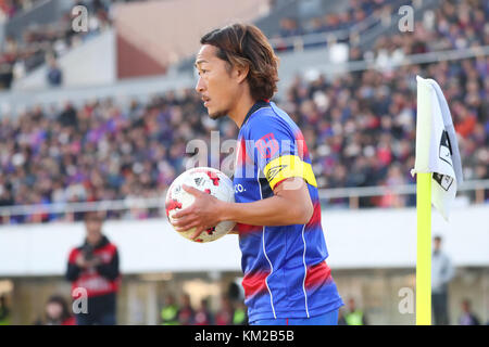 Komazawa Olympic Park General Sports Ground, Tokio, Japan. Dezember 2017. Naohiro Ishikawa (FC Tokio U-23), 3. DEZEMBER 2017 - Fußball/Fußball : 2017 J3 League Spiel zwischen FC Tokio U-23 2-1 Cerezo Osaka U-23 im Komazawa Olympic Park General Sports Ground, Tokio, Japan. Quelle: YUTAKA/AFLO SPORT/Alamy Live News Stockfoto