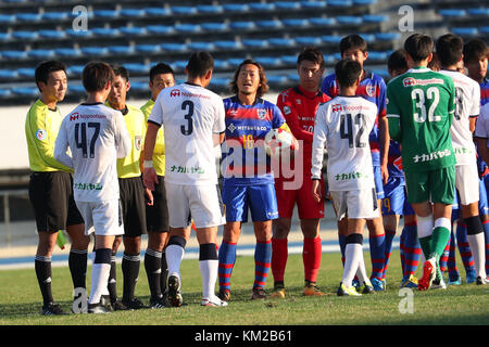 Komazawa Olympic Park General Sports Ground, Tokio, Japan. Dezember 2017. Naohiro Ishikawa (FC Tokio U-23), 3. DEZEMBER 2017 - Fußball/Fußball : 2017 J3 League Spiel zwischen FC Tokio U-23 2-1 Cerezo Osaka U-23 im Komazawa Olympic Park General Sports Ground, Tokio, Japan. Quelle: YUTAKA/AFLO SPORT/Alamy Live News Stockfoto