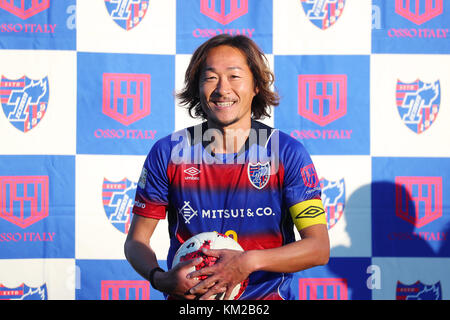 Komazawa Olympic Park General Sports Ground, Tokio, Japan. Dezember 2017. Naohiro Ishikawa (FC Tokio U-23), 3. DEZEMBER 2017 - Fußball/Fußball : 2017 J3 League Spiel zwischen FC Tokio U-23 2-1 Cerezo Osaka U-23 im Komazawa Olympic Park General Sports Ground, Tokio, Japan. Quelle: YUTAKA/AFLO SPORT/Alamy Live News Stockfoto