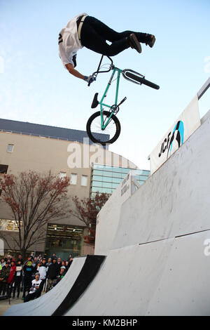 Okayama, Japan. Dezember 2017. Toshio Takagi Radfahren : Japan National BMX Freestyle Park Championships Elite Finale 2017 im Shimoishii Park in Okayama, Japan . Quelle: AFLO SPORT/Alamy Live News Stockfoto