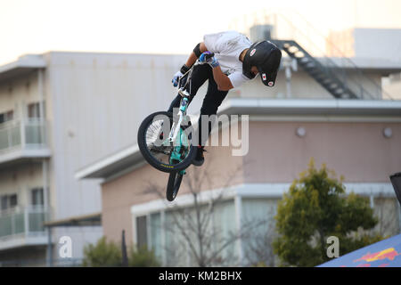 Okayama, Japan. Dezember 2017. Toshio Takagi Radfahren : Japan National BMX Freestyle Park Championships Elite Finale 2017 im Shimoishii Park in Okayama, Japan . Quelle: AFLO SPORT/Alamy Live News Stockfoto