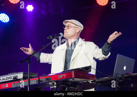 Bognor Regis, Großbritannien. Dezember 2017. Thomas Dolby schließt das Electric Dreams Festival. Quelle: Ken Harrison/Alamy Live News Stockfoto