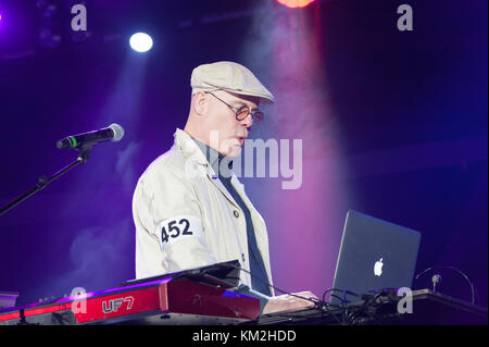 Bognor Regis, Großbritannien. Dezember 2017. Thomas Dolby schließt das Electric Dreams Festival. Quelle: Ken Harrison/Alamy Live News Stockfoto