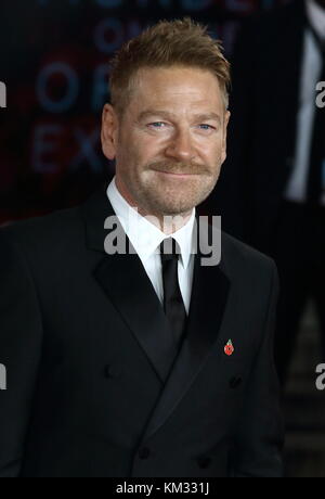 Mord im Orient Express - Weltpremiere in der Royal Albert Hall, Kensington Gore, London mit: Sir Kenneth Branagh Wo: London, Großbritannien Wann: 02 Aug 2017 Quelle: wenn.com Stockfoto