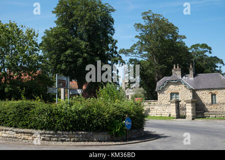 Kirby Misperton, North Yorkshire. Hydraulic Fracturing nimmt in der Nähe von Dritten Energie Stockfoto