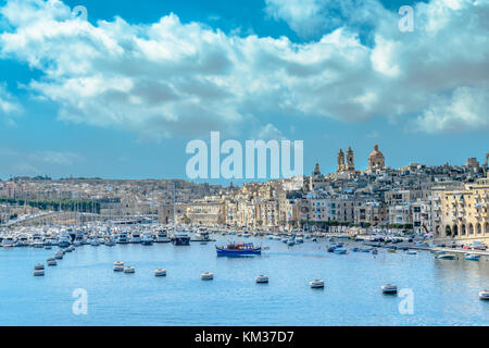 Grand Harbour Stockfoto