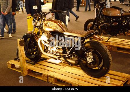 Motorrad Ausstellung und Rennen Stockfoto