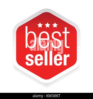 Bestseller Etikettensymbole Stock Vektor