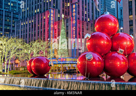 Weihnachten in New York City Stockfoto