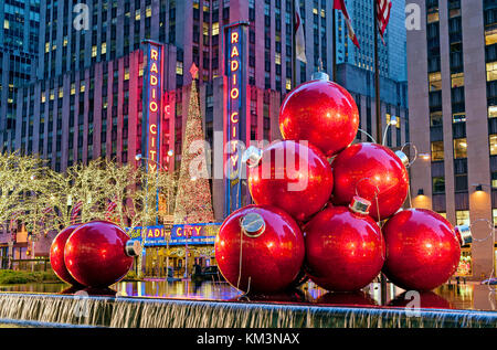 Weihnachten in New York City Stockfoto