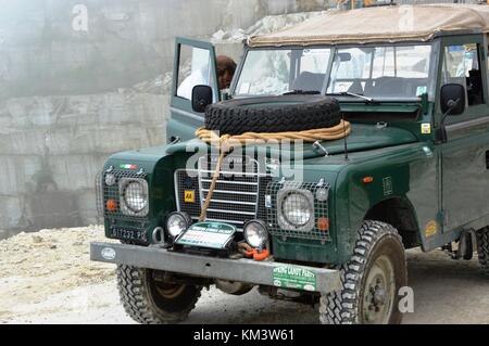 Land Rover Experience in Valpellice Italien, 16.Juni 2013 Stockfoto