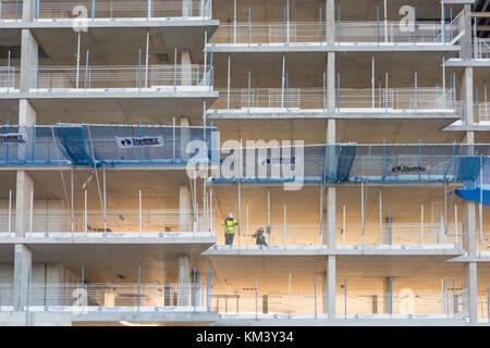 Gebäude im Bau, Bracknell, Berkshire, England, Vereinigtes Königreich Stockfoto