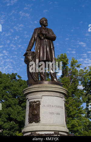 Die James A. Garfield Monument, auf dem Gelände des United States Capitol, Washington DC, USA. Stockfoto