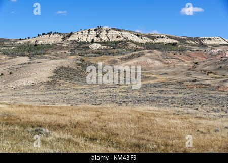 Fossil Butte National Monument in der Nähe von Diamondville, Wyoming Stockfoto