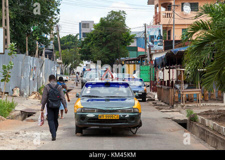 Taxi Reparatur, Osu, Accra, Ghana, Afrika Stockfoto