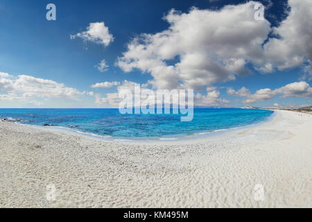 Sahara Beach der Insel Naxos, Kykladen, Griechenland Stockfoto