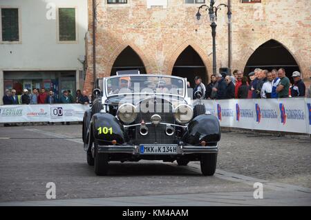 1000 Meilen, 16. Mai 2014, Este - Italien: Mercedes-Benz 500 K, 1935 Stockfoto