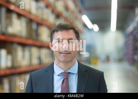 Linde MH EMEA: Andreas Krinninger, Chief Executive und Chief Financial Officer, erfasst am 16.11.2016. | Nutzung weltweit Stockfoto