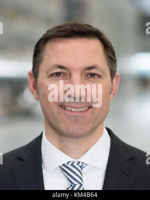 Linde MH EMEA, Andreas Krinninger, Chief Executive und Chief Financial Officer, nahm inStribro – Tschechische Republik – am 25.02.2016 auf. | Nutzung weltweit Stockfoto