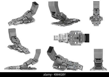 Sci-fi Roboter Bein gesetzt Stockfoto