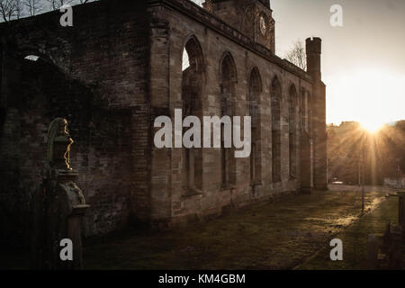 Hohe Kirche Ruine lennoxtown, Schottland Stockfoto